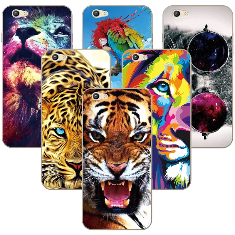 For BQ BQS-5505 Amsterdam Case 5.5&quot Mobile Phone Back Cover Bag Fearsome Animal BQS 5505 BQ5505 BQS5505 |