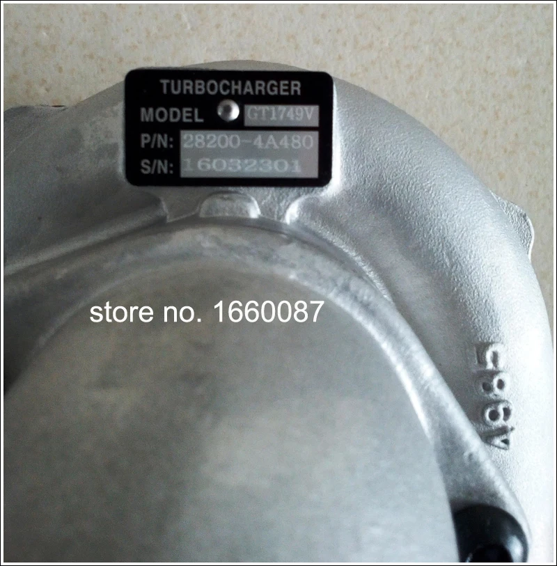 Турбокомпрессор D4CB GT1749S турбина 53039700145 53039700127 turbo ffor Hyyundai Grand Starex|starex| |