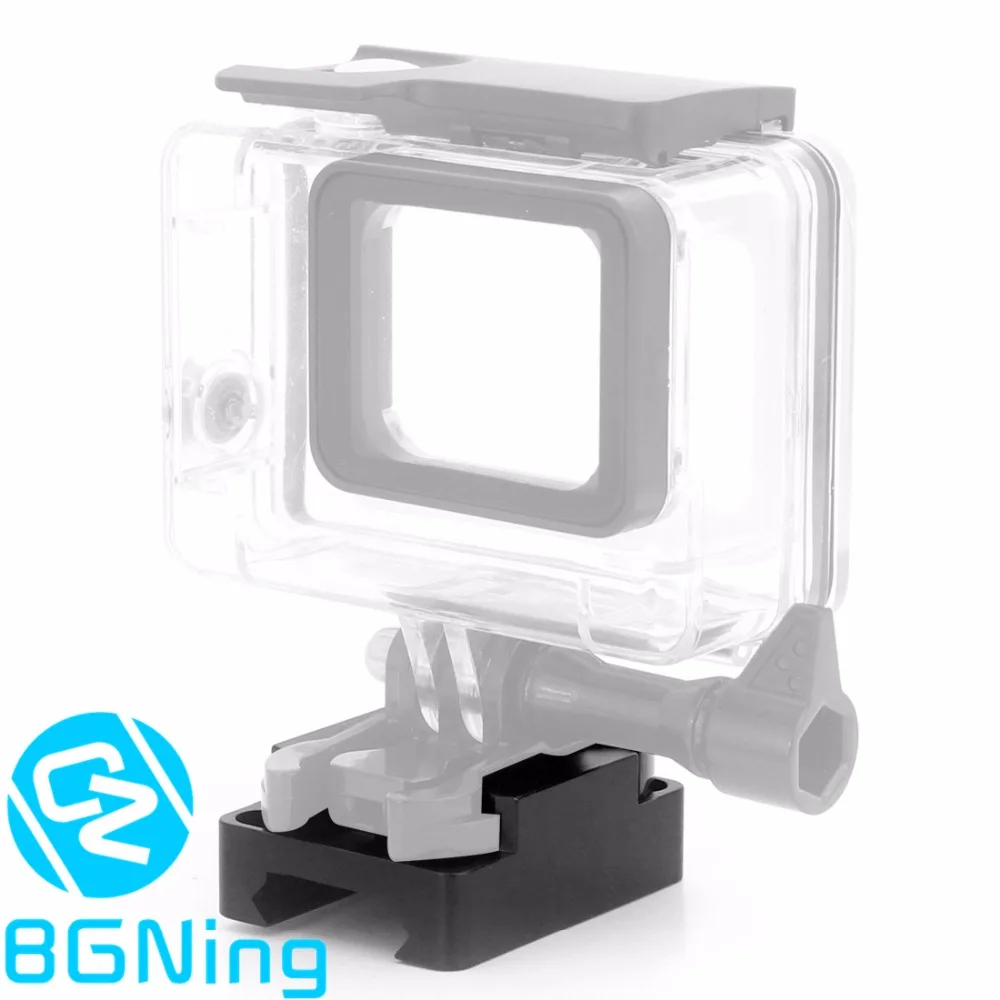 CNC 20 мм мини рельсовое крепление Базовый адаптер для GoPro Hero 1 2 3 + 4 Session 5 6 7 8 Black SJcam YI