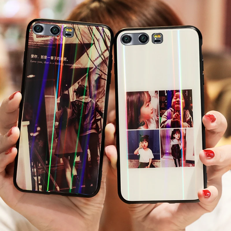 Роскошные закаленное Стекло мягкий силиконовый край чехол для huawei Honor 9 ультра