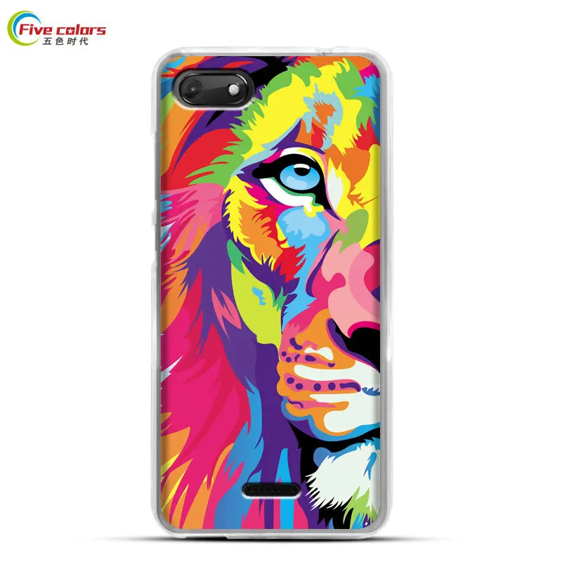 Чехол для Funda Wiko Harry 2 классный дизайн мультяшный принт роскошный мягкий
