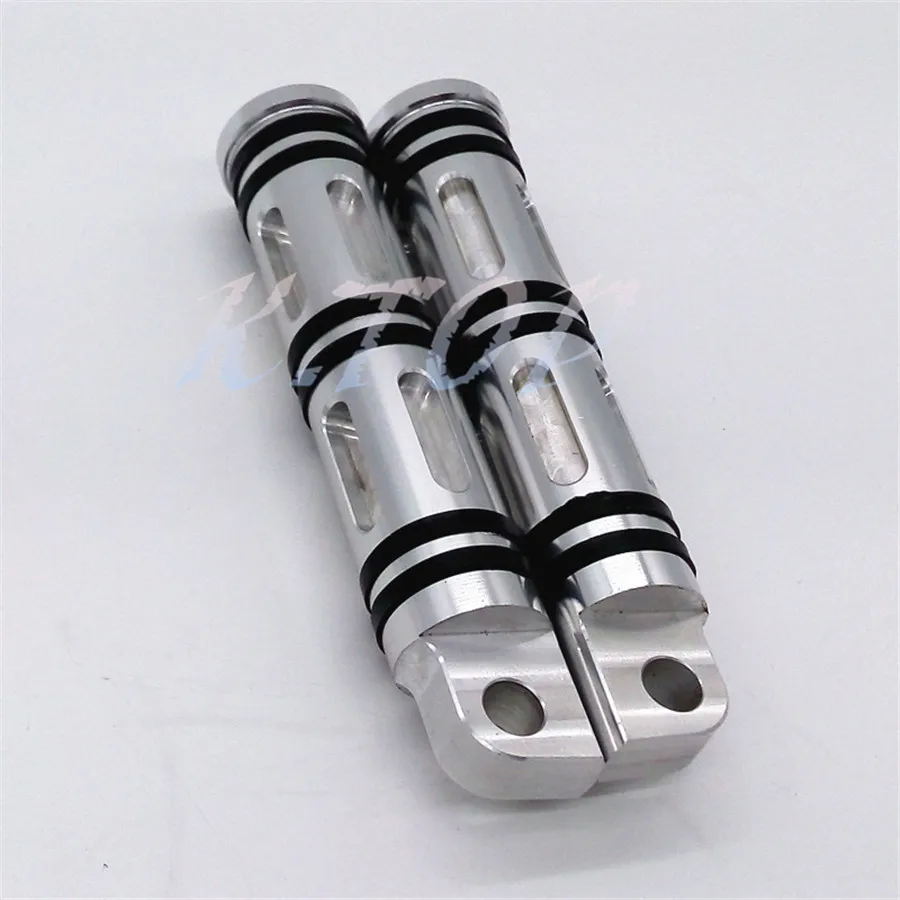 Chrome Motorcycle CNC Billet Aluminum Cut Foot Rest Pedal Footpeg For Harley Sportster 883 1200 Touring Dyna &amp Softail | Автомобили и