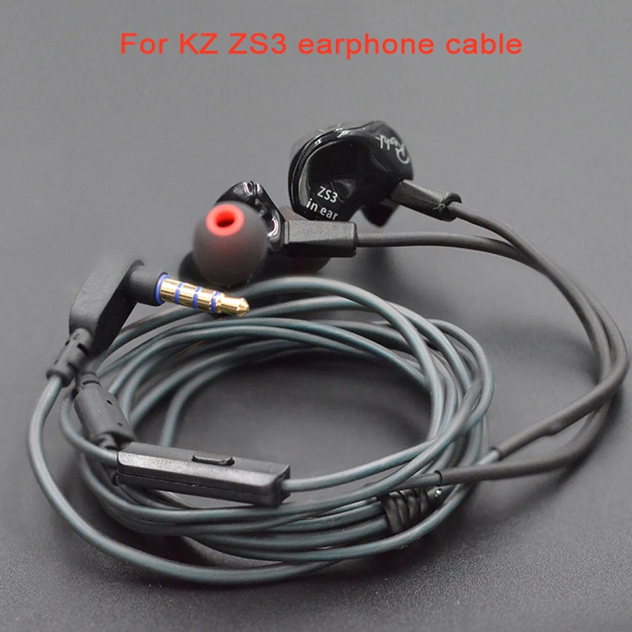 Оригинальные наушники KZ ZS3 в ухо стерео для бега шумоподавление HIFI монитор