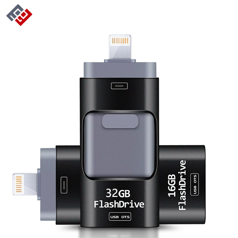 Освещение USB флэш накопитель 16 ГБ 32 64 Гб 128 для iOS и 3 0 iPhone U диск ПК планшет OTG