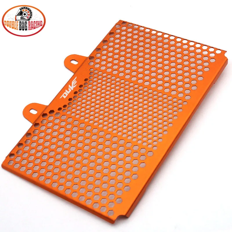 orange Мотоциклетная CNC алюминиевая решетка радиатора Защитная крышка радиатора подходит для KTM Duke390 390Duke 390 - Цвет: orange