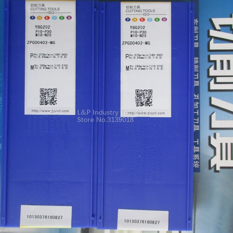 Новый оригинальный Z C КТ ЧПУ лезвие 4 мм ZPGD0402-MG YBG202 вставки карбида ZPGD0402MG Пазовая