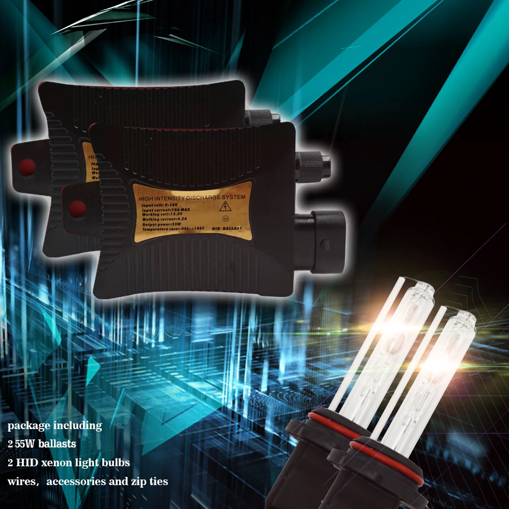 AC HID комплект DC Замена 9006 HB4 автомобильный головной светильник Противотуманные