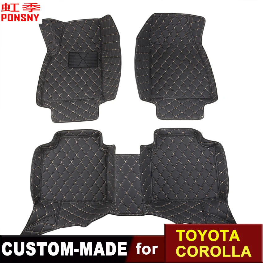 Автомобильные коврики по индивидуальному заказу для Toyota Corolla E120 E140 E150 E160 3D