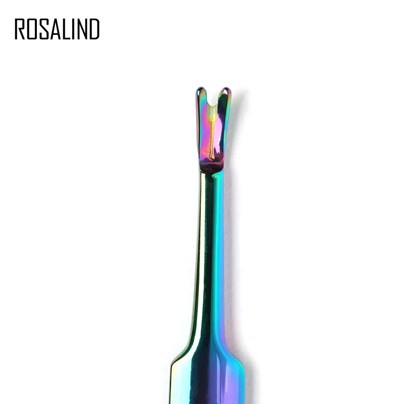 Маникюрные палочки ROSALIND инструменты для педикюра модный Радужный лак ногтей