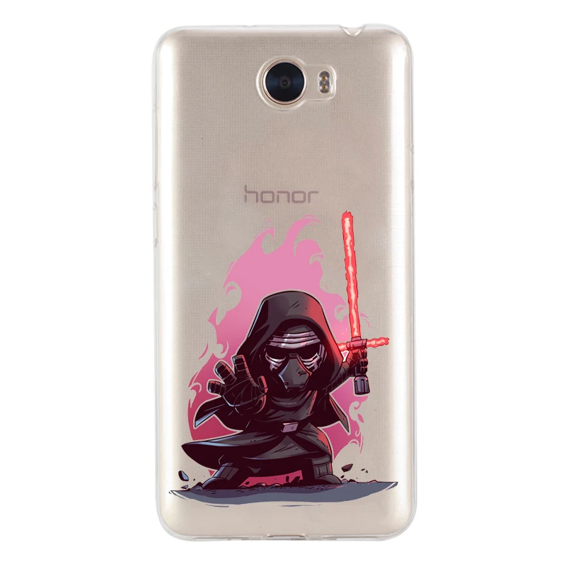 Модный чехол для телефона Huawei P10 lite Y5 2017 Y6 II Y7 Nova 2 Plus P8 P9 Honor 9 6A Mate 10 Star Wars мультфильм