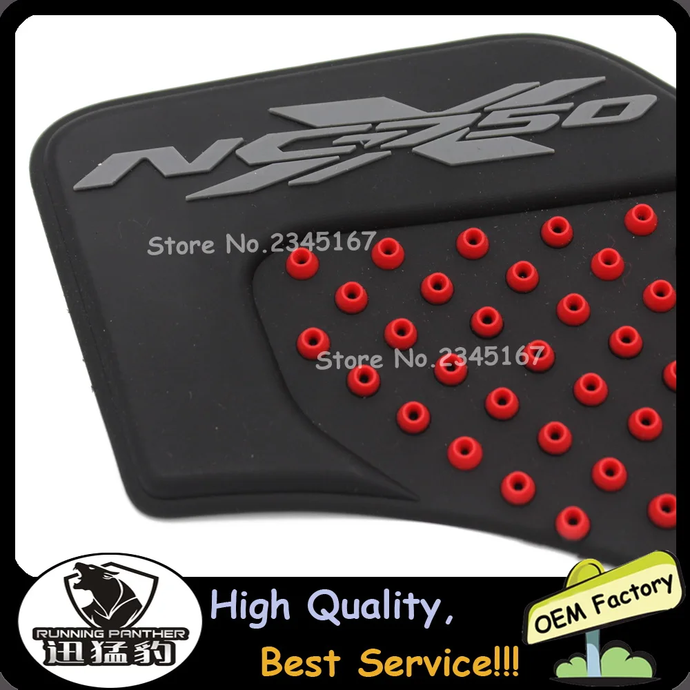 

Red One Pair Newest RED FUEL TANK TRACTION GRIPS Fuel Gas Pads Decal for HONDA NC750X 2014 2015 or NC750X 2013 Year