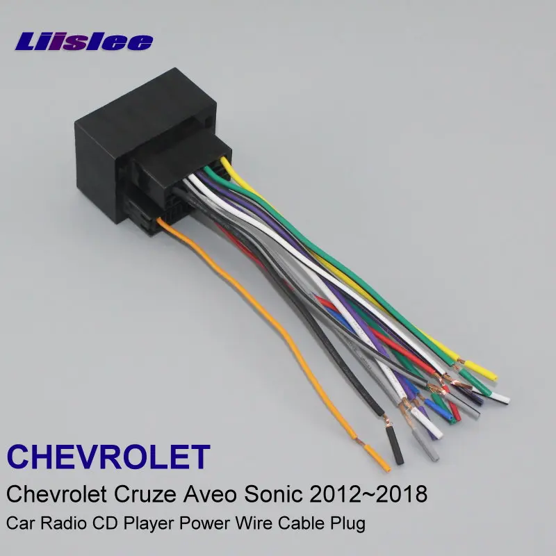 Штепсельные вилки в Фабричный жгут для Chevrolet Cruze Barina 2012 2018 радио провод адаптер