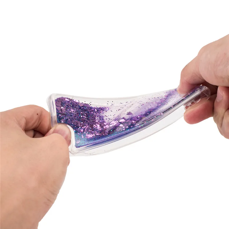Чехол с динамическим жидким блеском для iphone 7 мягкий чехол из ТПУ блестящим