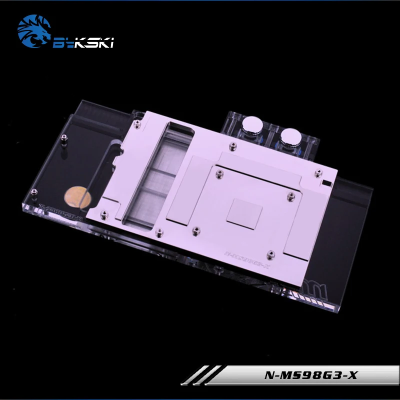 Bykski N-MS98G3-X полноэкранная Графическая карта блок водяного охлаждения RGB/RBW для MSI