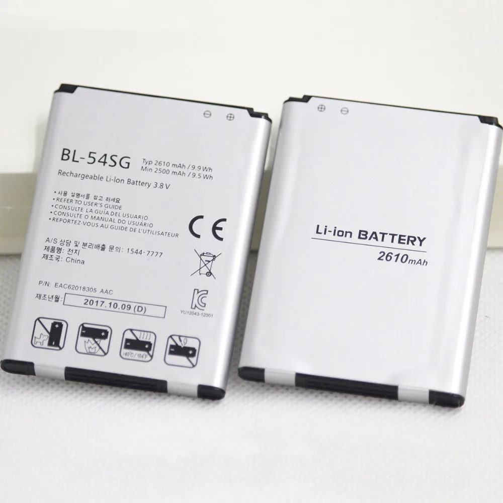 20 шт./лот аккумулятор телефона BL 54SG для LG G2 F320 F340L H522Y 2610 мА/ч F260 D728 D729 H778 H779 D722 BL54SG