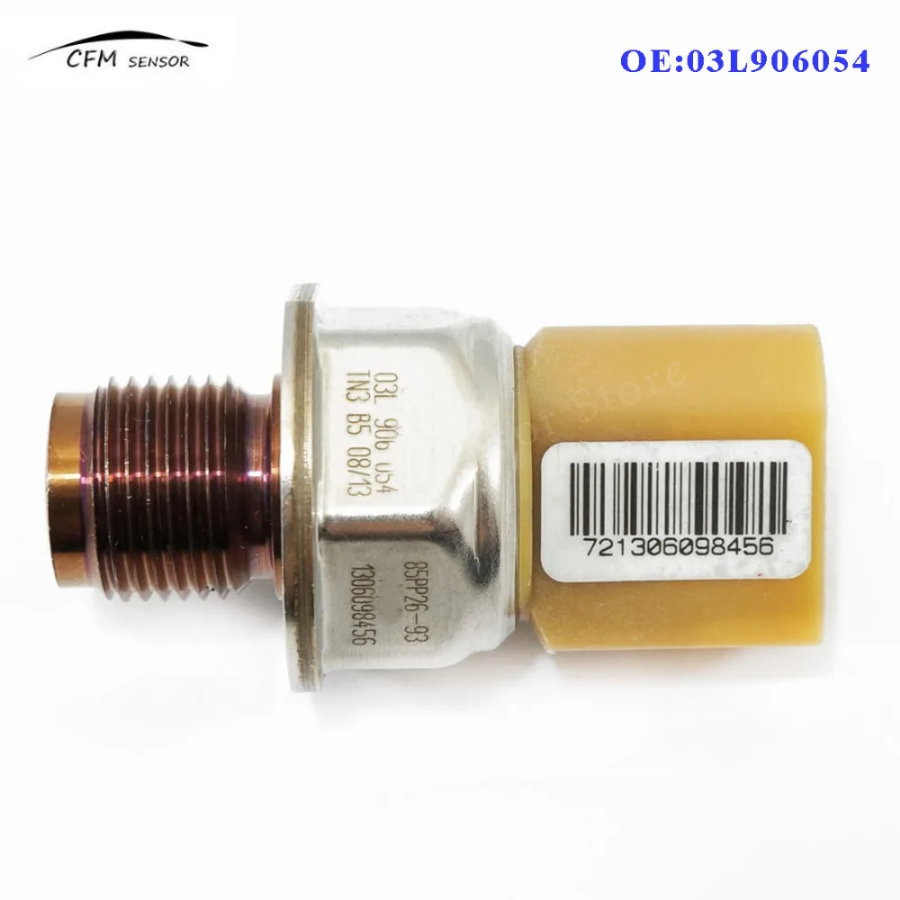 Купи 03L906054 New Fuel Rail Pressure Sensor For Audi A3 A5 A6 Q5 Beetle Golf Passat Jetta 2.0L Diesel 85PP26-93 за 682 рублей в магазине AliExpress