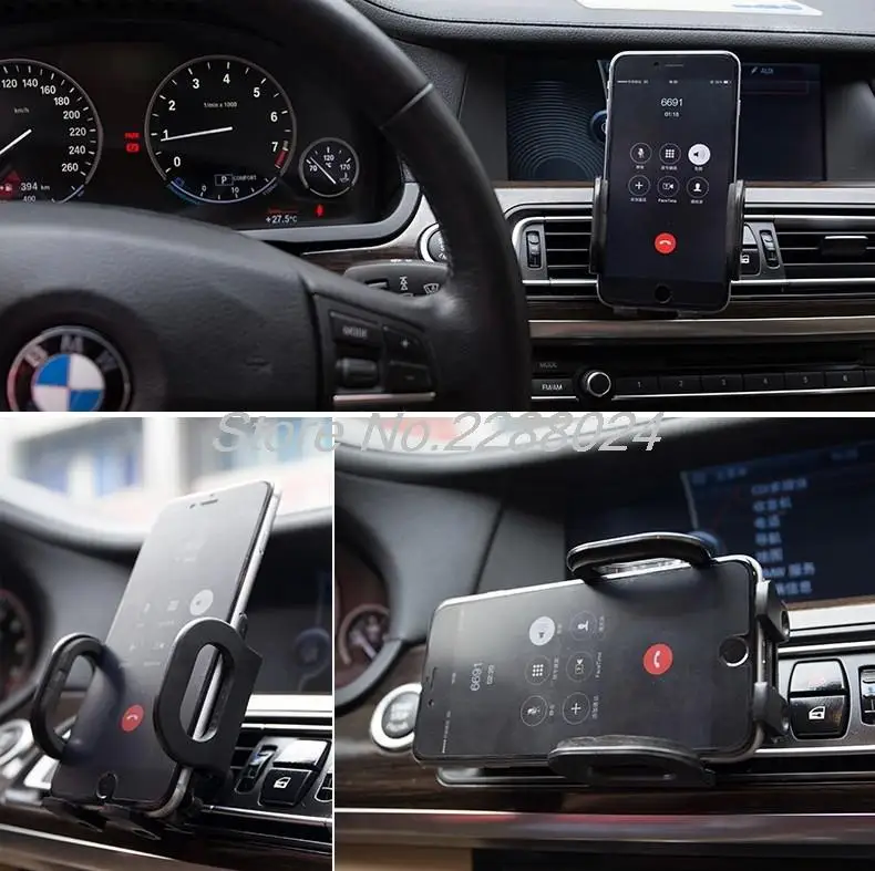 Универсальный автомобильный держатель для телефона с поворотом на 360 градусов