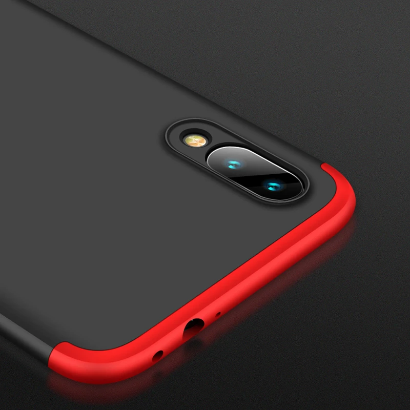 For Huawei Y7 Pro 2019 Case Cover Luxury hard protection full Phone Back Shell sFor Y6 Cases Coque Funda Capa | Мобильные телефоны