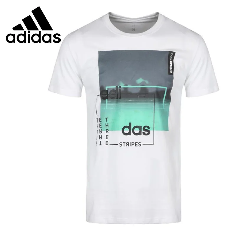 Оригинальное новое поступление 2018 мужские футболки с коротким рукавом Adidas Neo Label