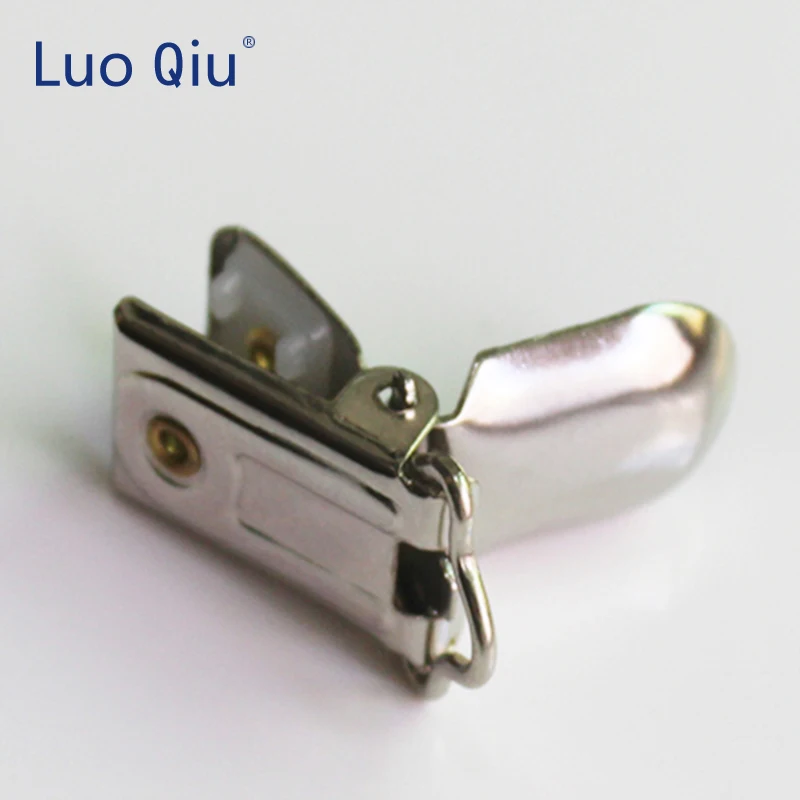 Luo Qiu (30 шт./лот) 10 мм Металлические Серебряные Зажимы для одежды с пластиковыми