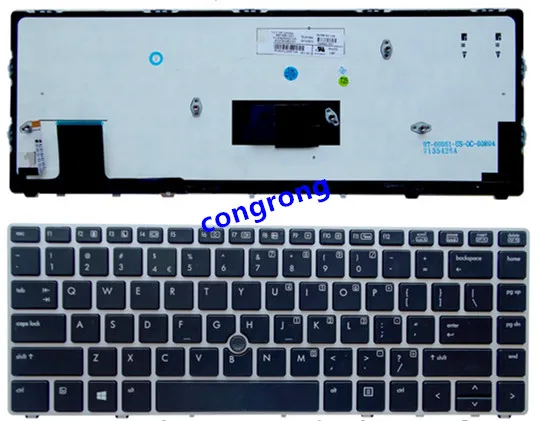 Клавиатура для ноутбука F HP EliteBook Folio 9470 9470M 9480 US версия с подсветкой|Клавиатуры