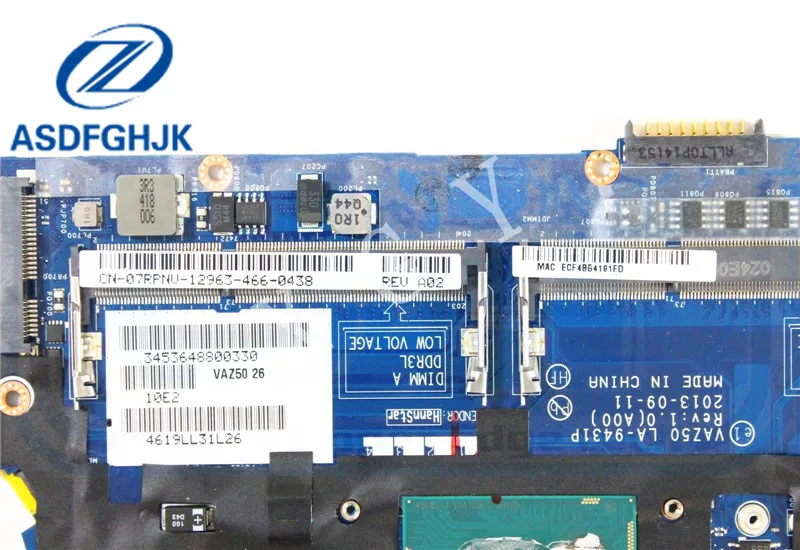 Материнская плата для ноутбука Dell Latitude E7240 материнская 7RPNV 07RPNV LA 9431P DDR3L|Платы