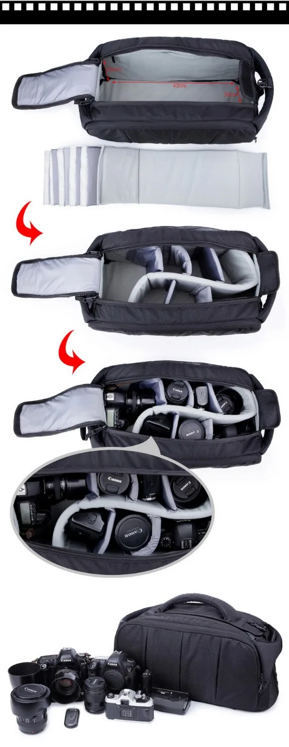 Professional National Geographic camera bag Outdoor Camping Travel Hiking Trolley bags DSLR waterproof Handbag | Электроника