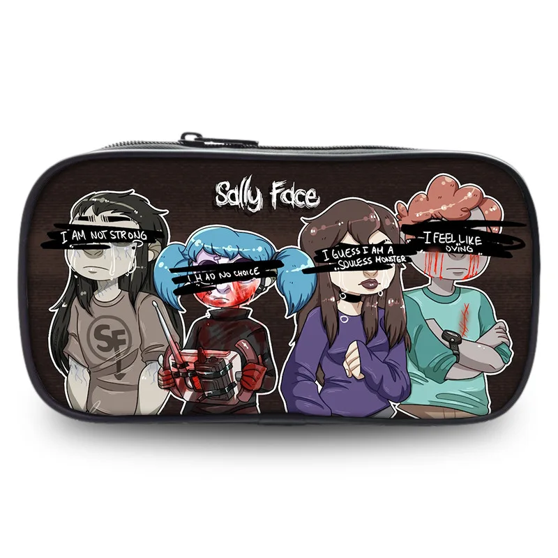 Поп игра Sally Face повседневный рюкзак для подростков модные школьные сумки женщин и