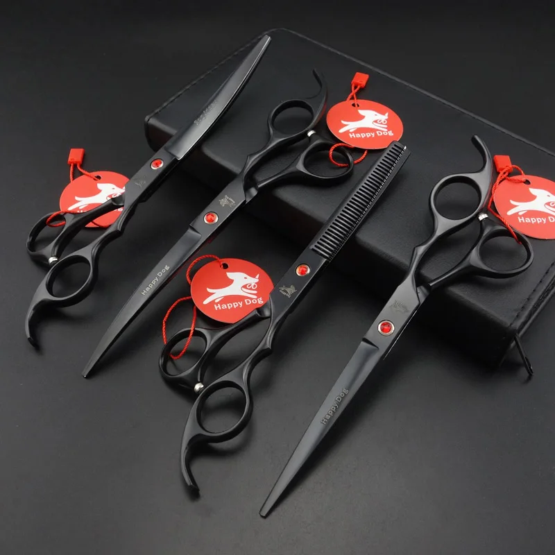 7-дюймовые профессиональные ножницы для груминга домашних животных прямые