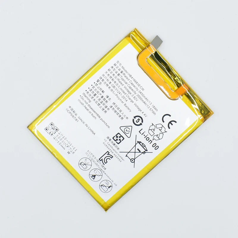 Hekiy оригинальный 3550mAh HB416683ECW аккумулятор с датчиком температуры для Huawei Google Nexus 6P