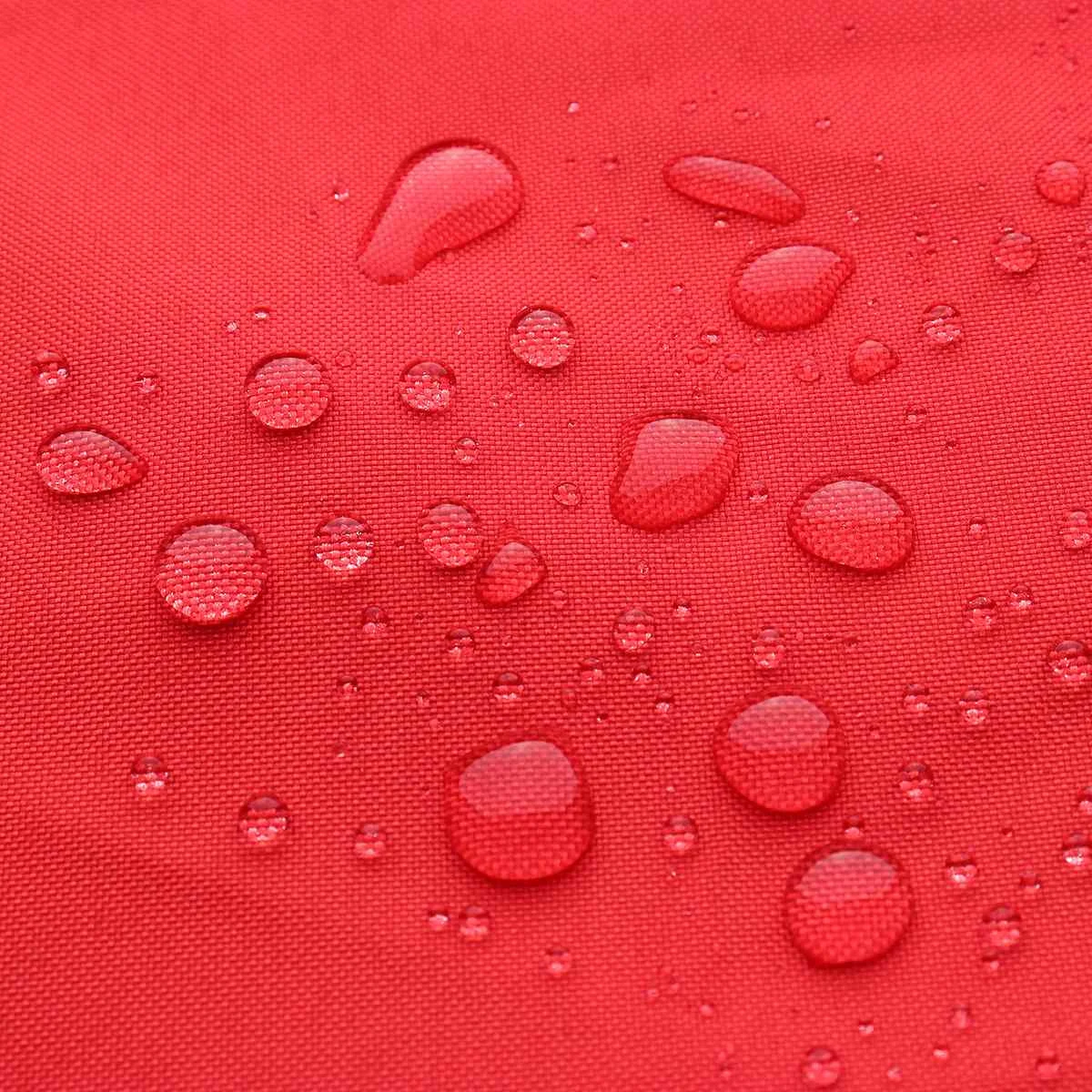 300D Waterproof Polyester Awning Sun shading net Sun Shade Sail Outdoor Sun Shelter Bright Red color