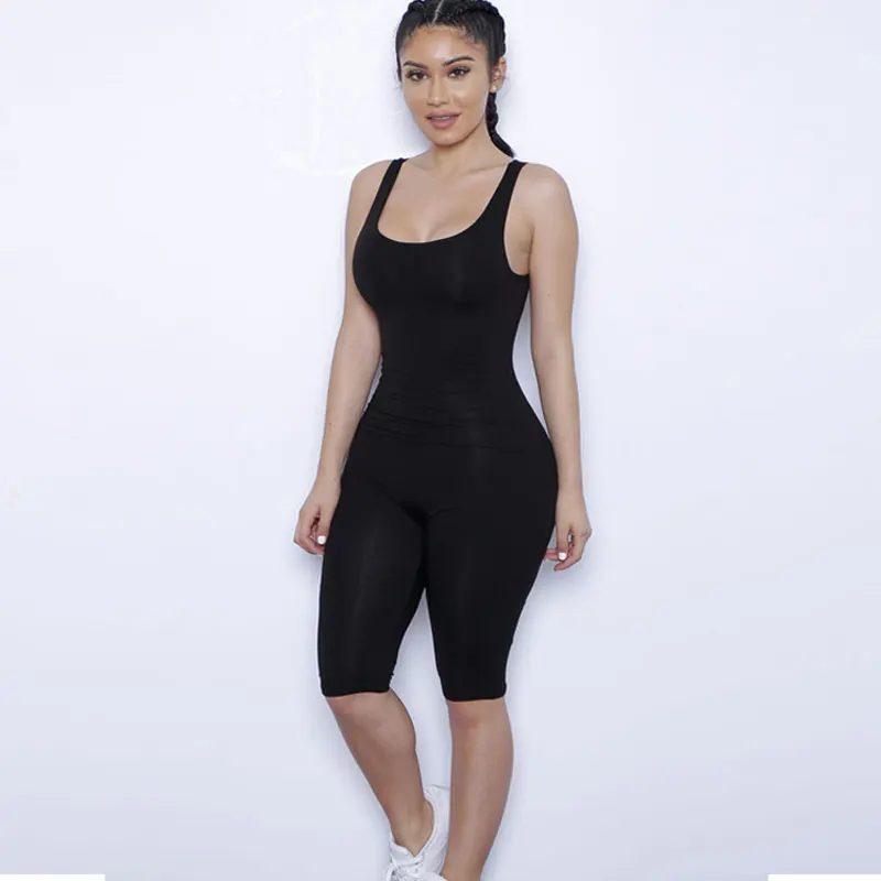 Женский Облегающий комбинезон без рукавов модель 2019 года|women playsuit|bodycon jumpsuitrompers