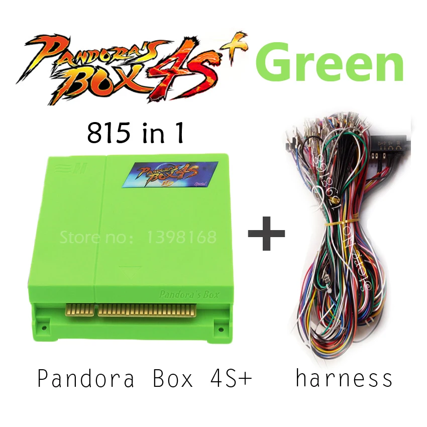 Новый Pandora Box 4S plus 815 в 1 + jamma harness аркадная игра картридж мульти игровая доска с HDMI и