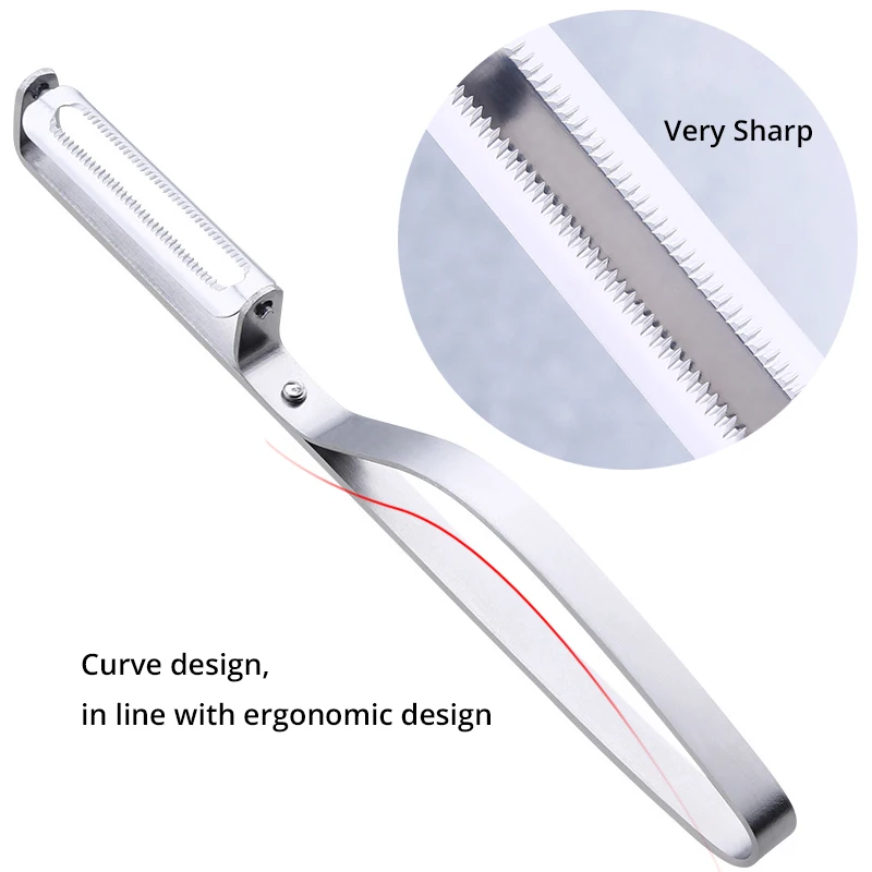 Овощечистка из нержавеющей стали измельчитель Zester для фруктов овощей нож терка