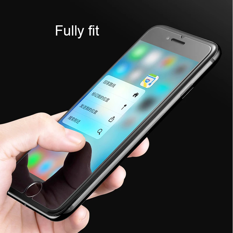 2.5D hd Защитное стекло для iphone 6 6s 7 plus 5S закаленное на X 8|Защитные стёкла и плёнки