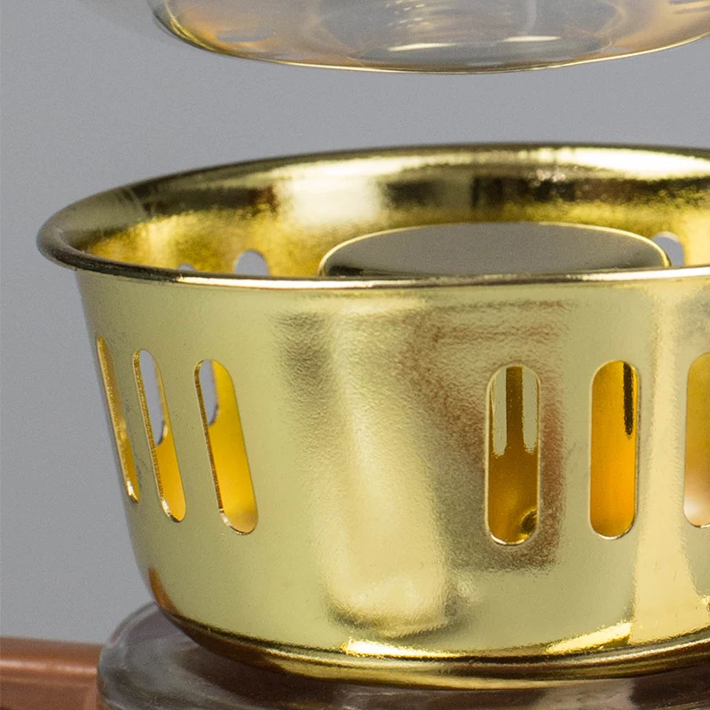 Сифон, Кофеварка, 3 чашки, новинка, золото, 300 мл, сифон, фильтр для кофе, чай, вакуумный стеклянный горшок с горелкой, сифон, кофемашина