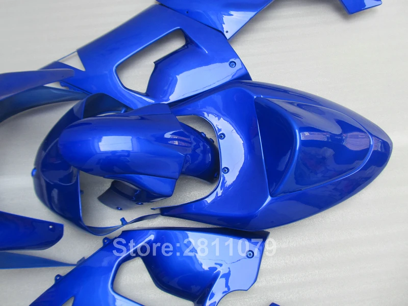 Комплект обтекателей для кузова Kawasaki Ninja ZX6R 05 06 набор голубых 2005 2006 KY12|fairing kit|zx6r
