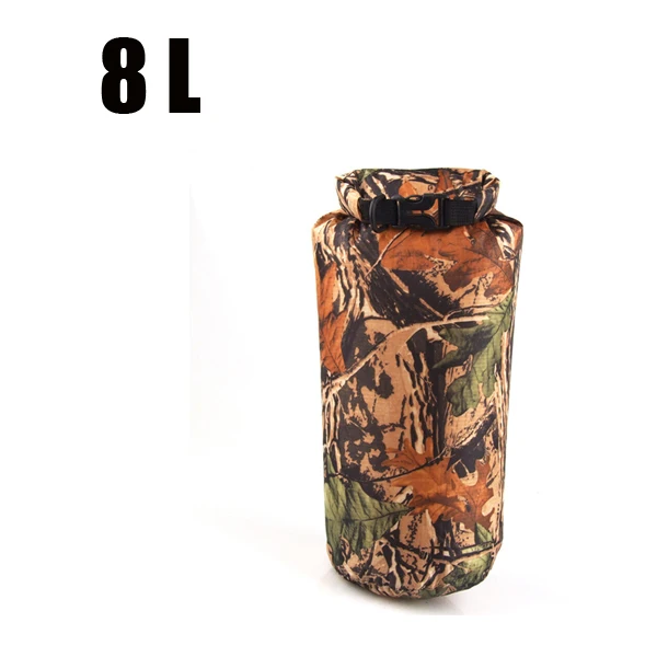 8l-camo Luckstone 8L 15L ультралегкий Водонепроницаемый Открытый сухой сумки Красочные Складные портативные мешки для кемпинга Пешие прогулки спасательный жилет - Цвет: 8l-camo