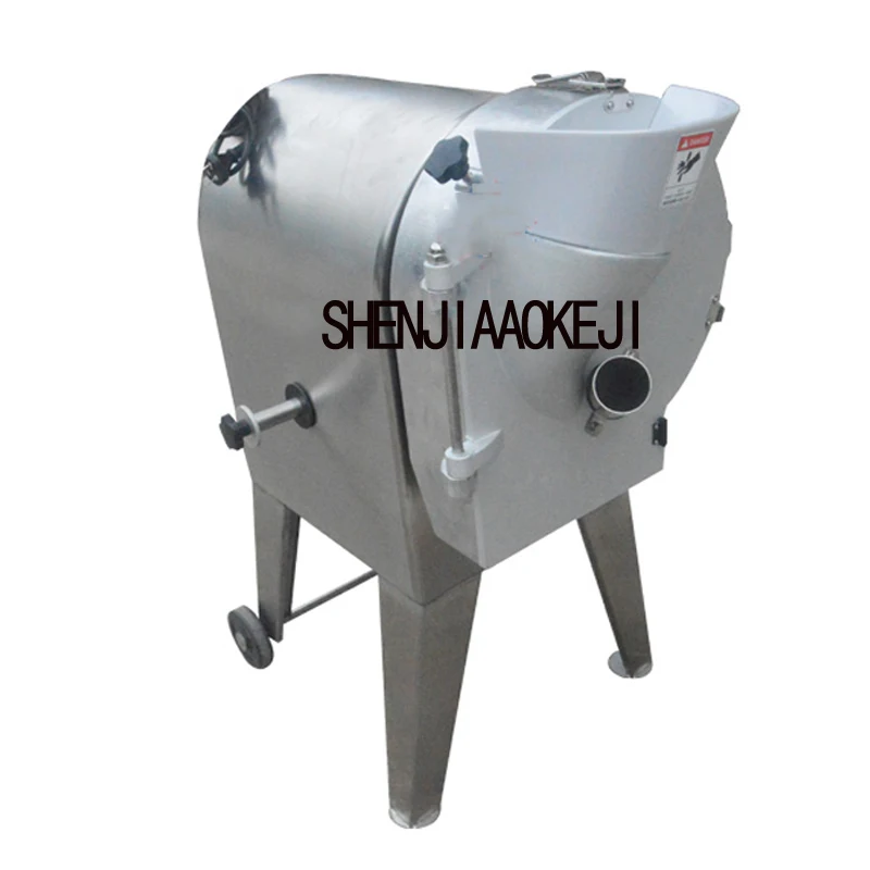 

220V 750W 1pc Vertical stainless steel shred slicing machine carrot horseshoe dicing cutting machine kitchen equipment