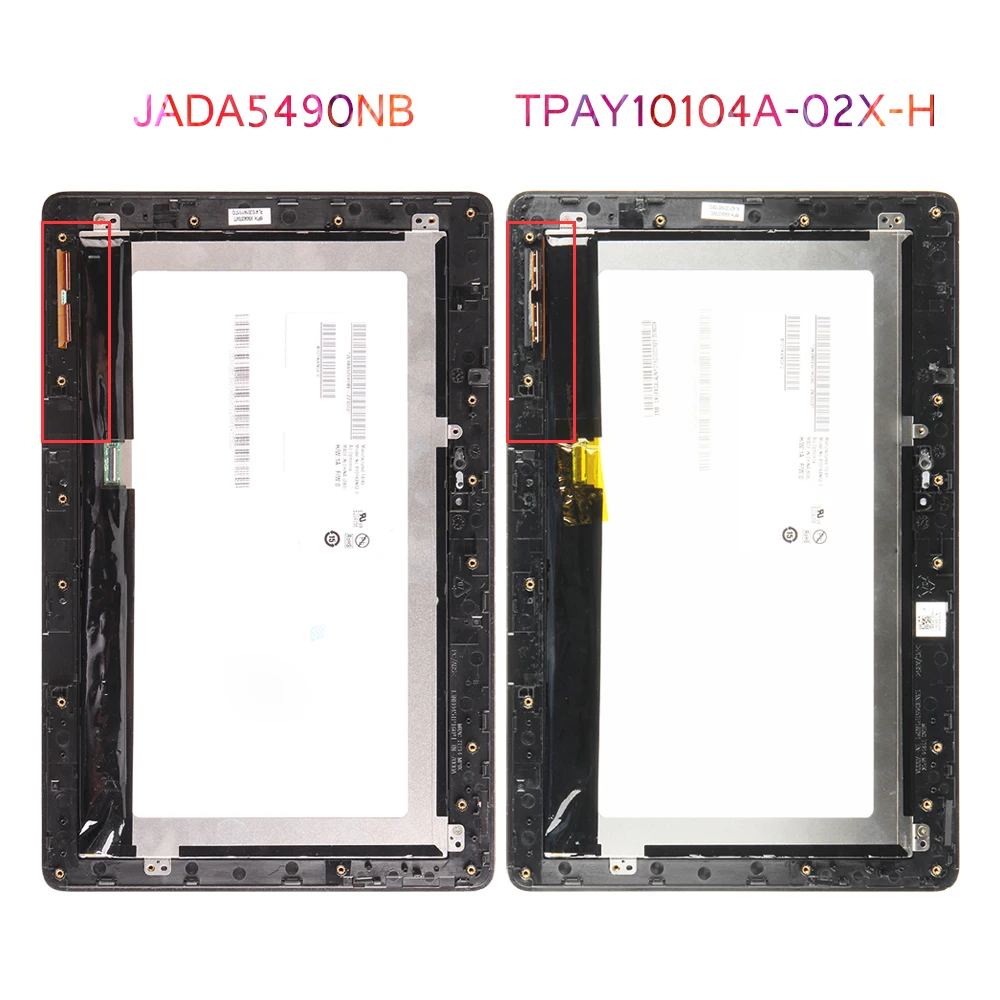 Сенсорный ЖК дисплей в сборе с рамкой для ASUS Transformer Book T100 T100TA C1 GR T100T 5490NB|touch screen|t100t