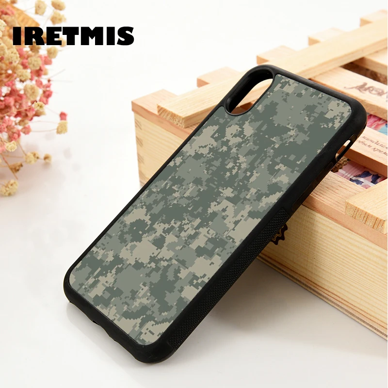 Iretmis 5 5S SE 6 6S Мягкий силиконовый чехол из ТПУ для телефона iPhone 7 8 plus X Xs 11 Pro Max XR