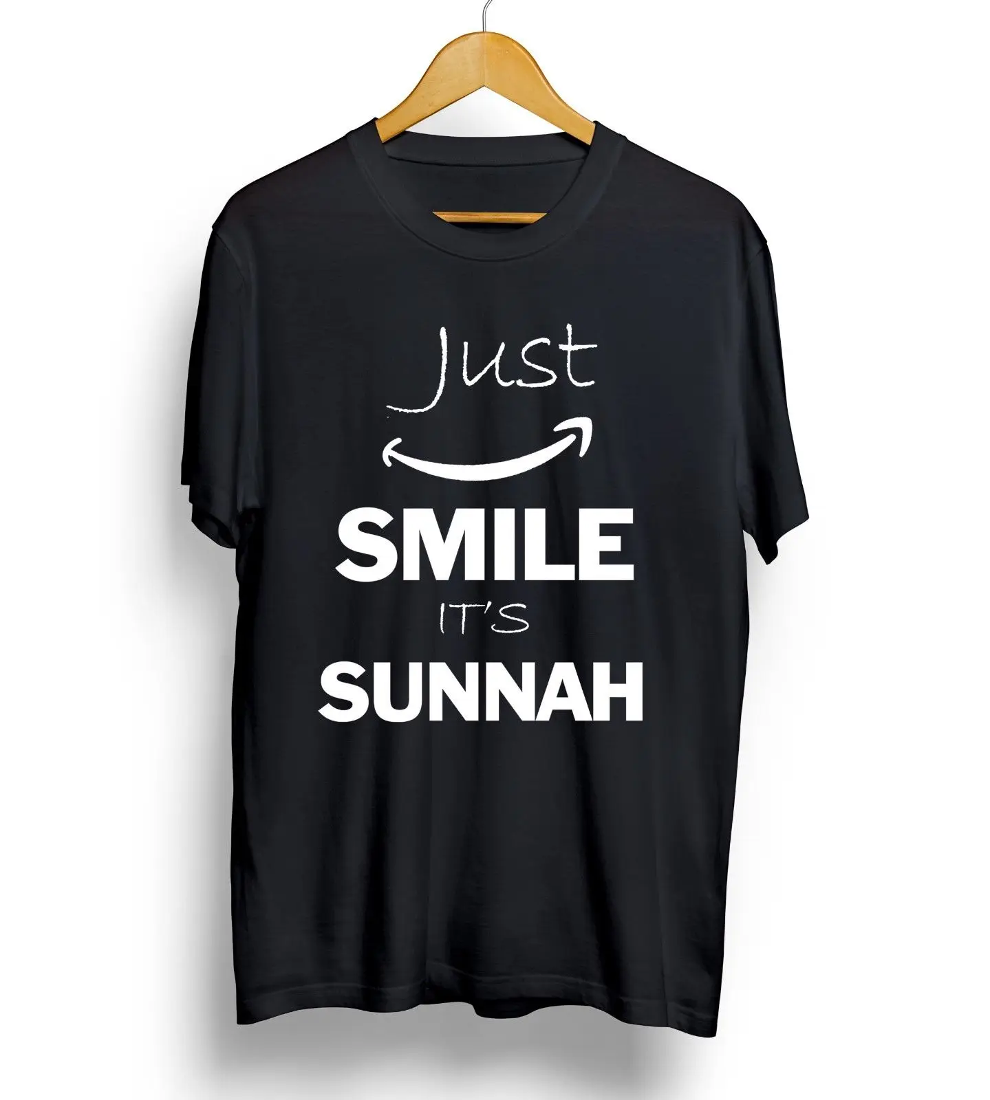 Просто УЛЫБКА это Sunnah футболка арабский мусульманский смешной Eid Ramadhan топ