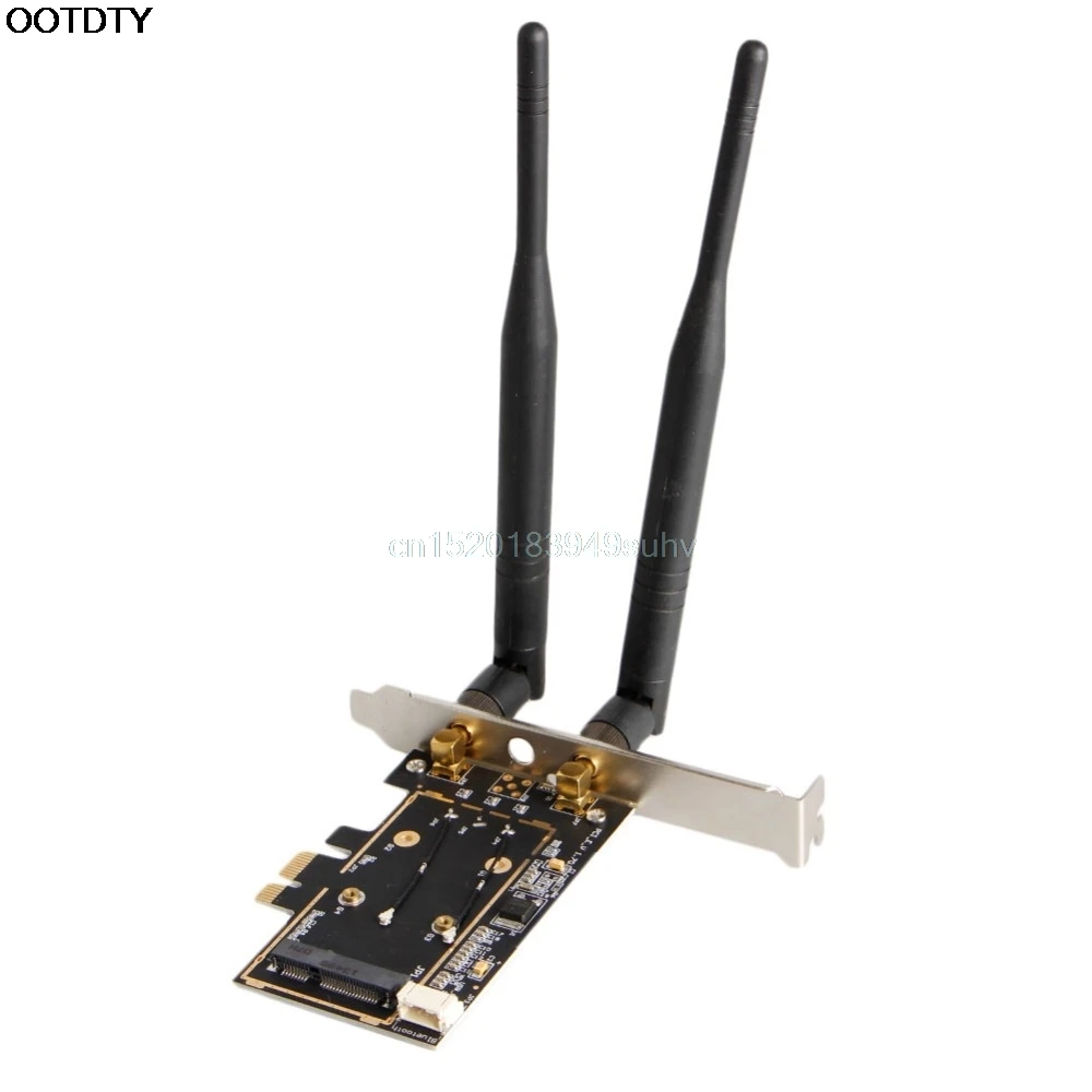 Мини адаптер BCM4352 867 Мбит/с + Bluetooth BT 4 0 802.11AC/BGN PCI E для настольных ПК 1 шт.|Сетевые
