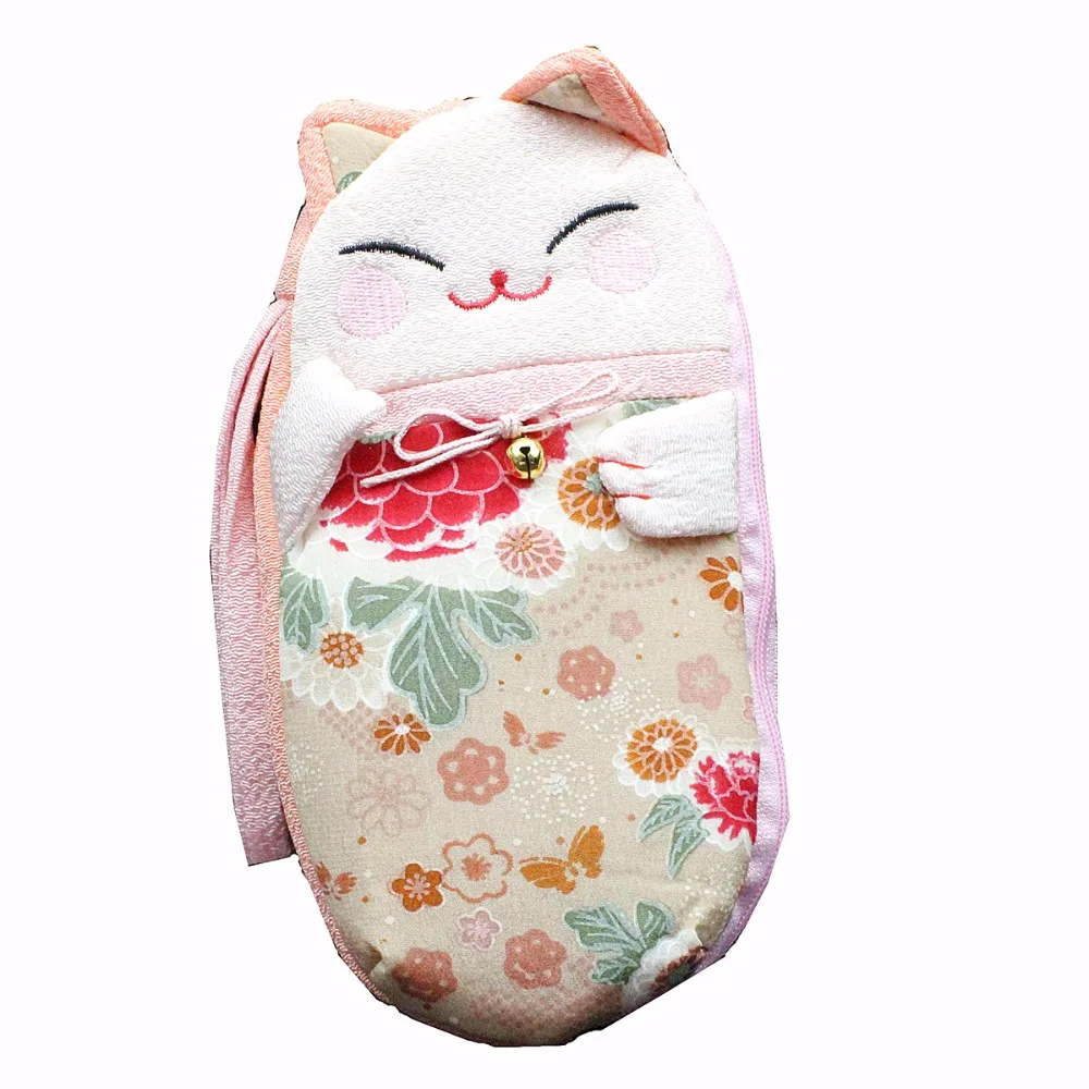 M295 милый кошелек на удачу с различным изображением молнии шелковая ручка