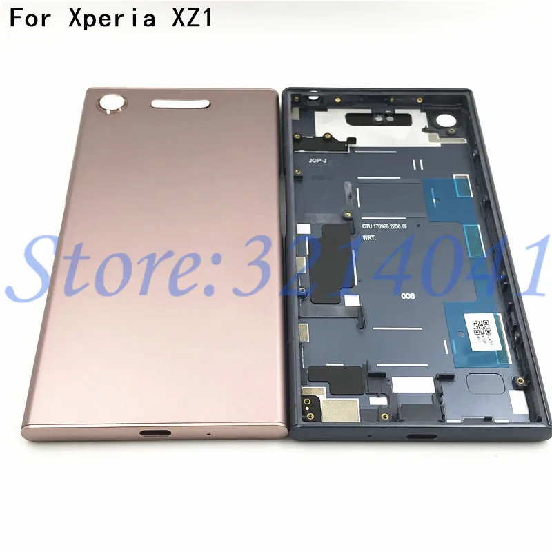 Новый металлический корпус аккумулятора дверь для Sony Xperia XZ1 G8341 G8342 задняя крышка