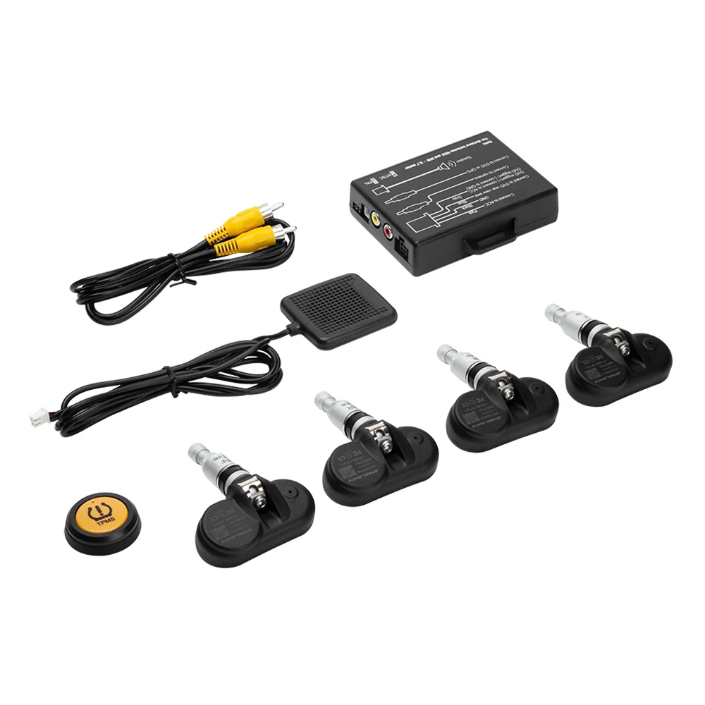 Steelmate TP-05 система контроля давления в шинах TPMS для in-dash A/V монитор с кнопкой дистанционного управления 4 профессиональных внутренних датчика