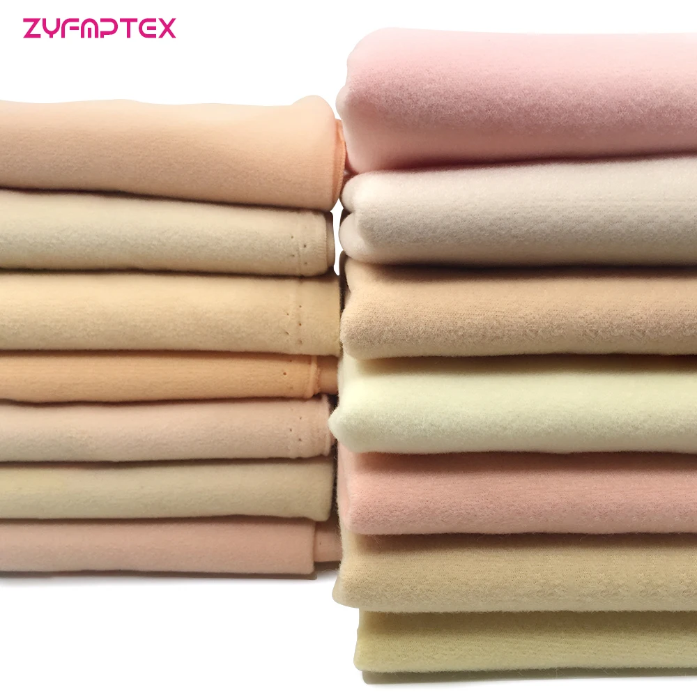 ZYFMPTEX 2019 Новое поступление 14 цветов кожи 100 полиэстер флисовая ткань для пэчворка