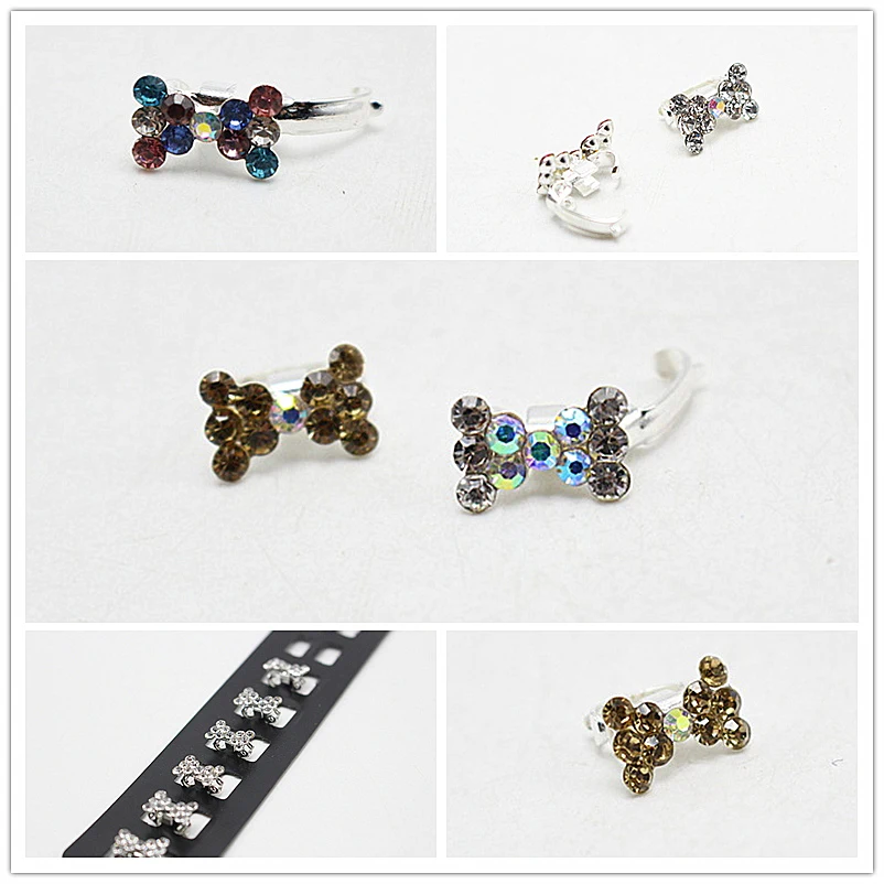 10pcs Bowtie Knot Tiny Little Hair Clip Grip Fashion Clamp Claw Kids Girls Cute Lovely Hairwear DDJ-08 | Украшения и аксессуары