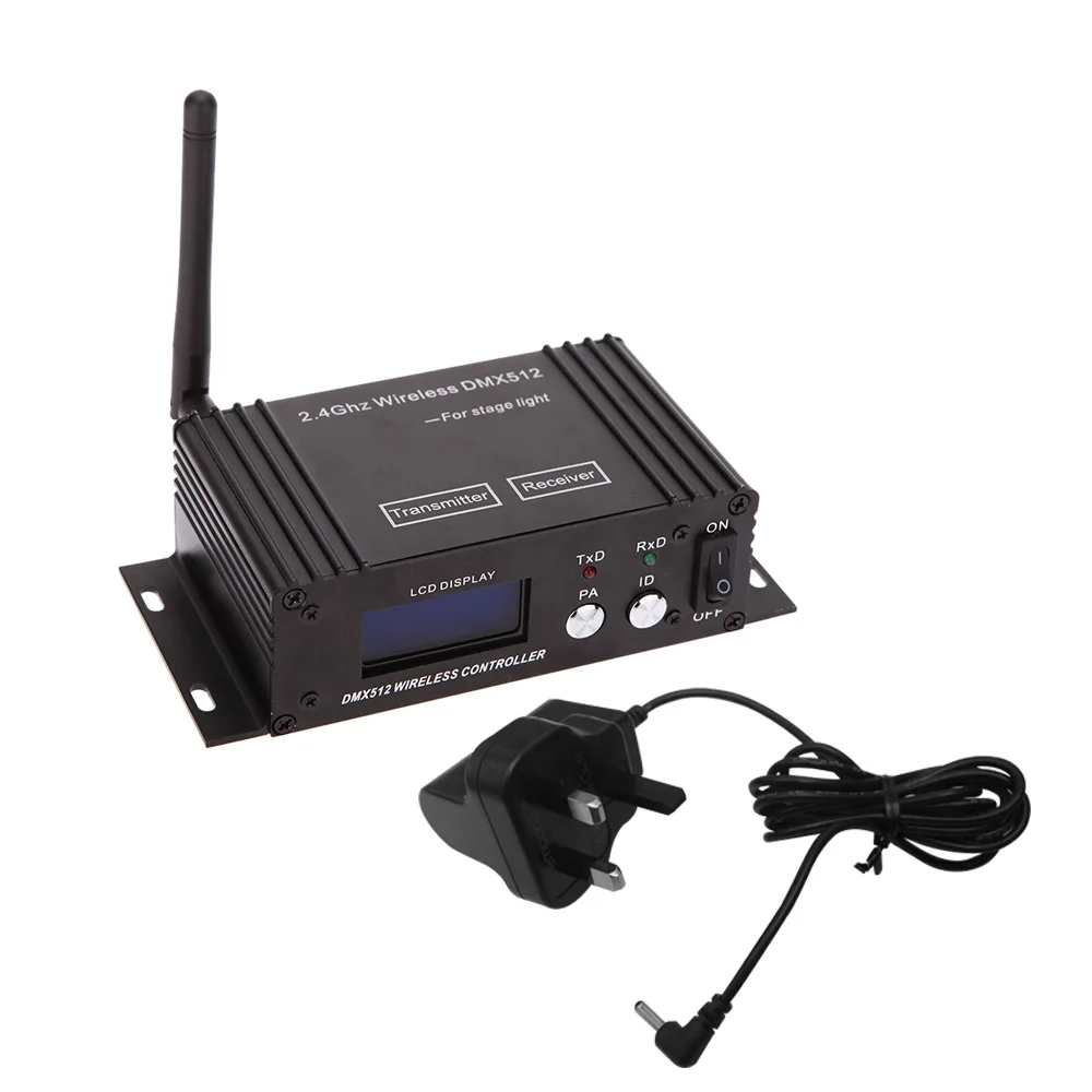 Lixada LCD DMX 512 контроллер беспроводной передатчик приемник 2 в 1 повторитель DMX512