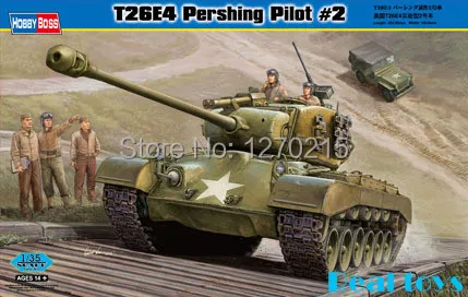Hobby Boss 82427 T26E4 Super Pershing Pilot #2 Tank Panzer bausназ 1/35 | Игрушки и хобби